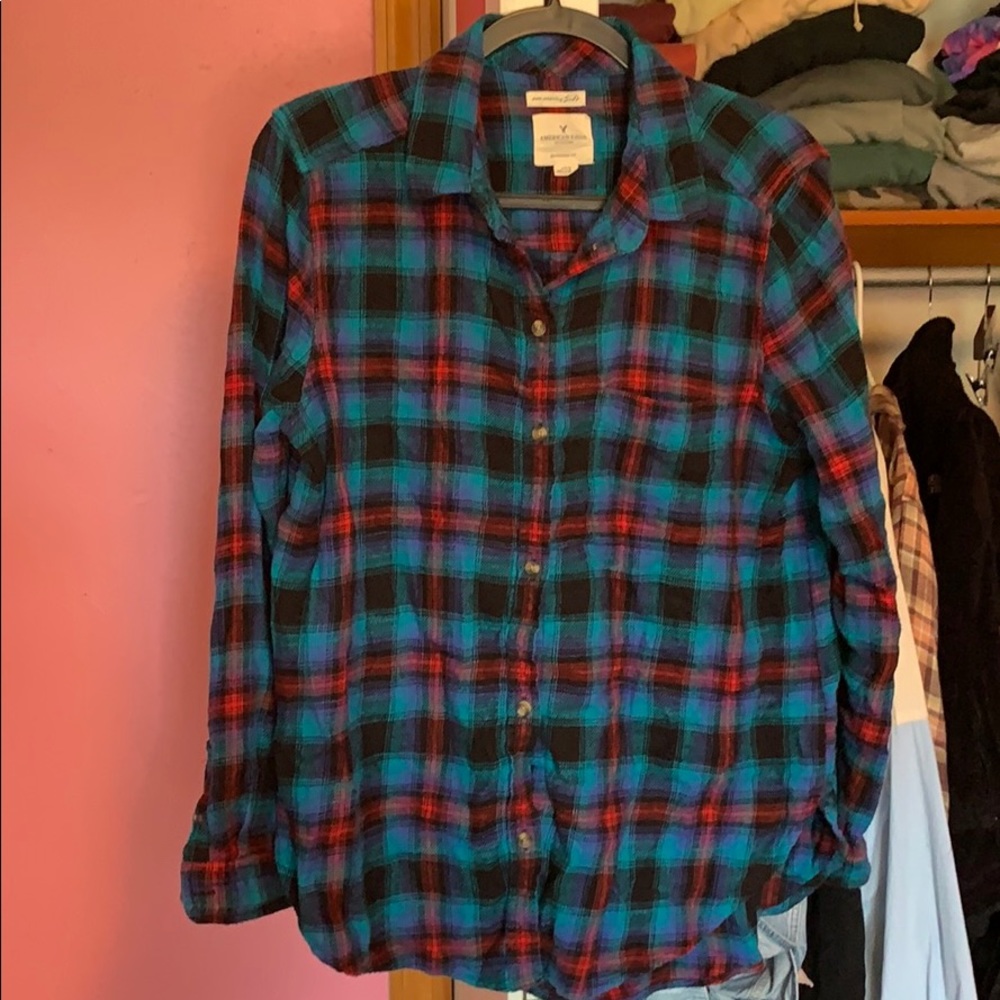 Blue flannel